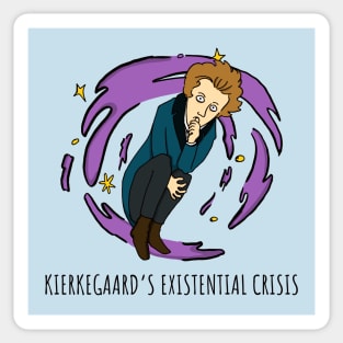 Kierkegaard's Existential Crisis Sticker